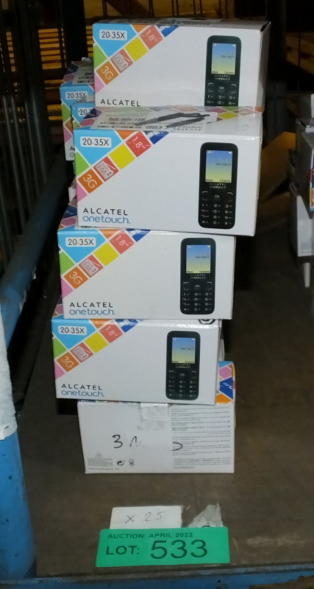 25x Alcatel One Touch 2035X Mobile Phones