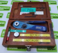 Erma Buchanan Crimping Tool Kit In A Wooden Box