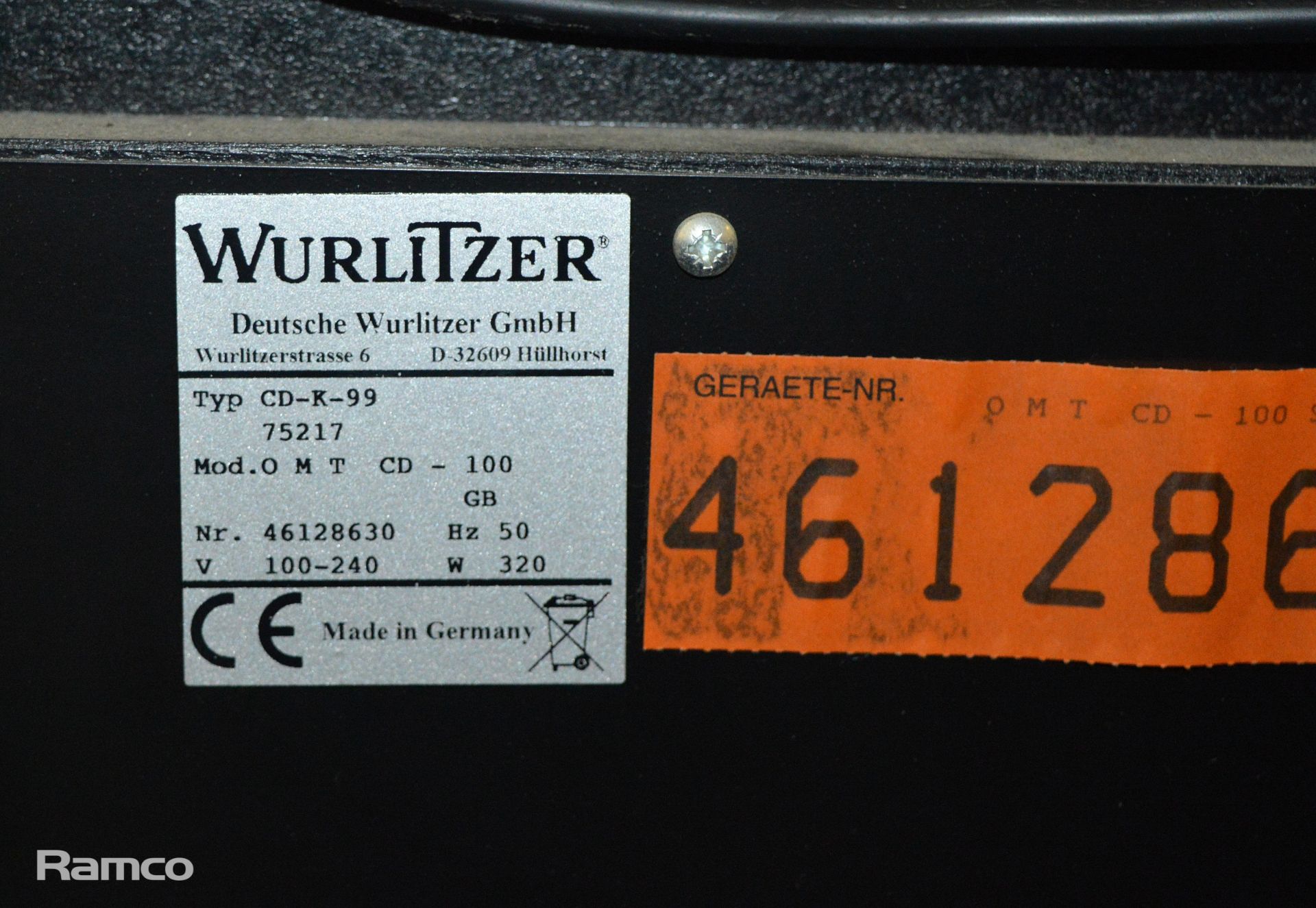 Wurlitzer One More Time Jukebox CD-K-99 - Image 19 of 27