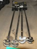 4x RAM 15 & 22m adjustable basin wrenches