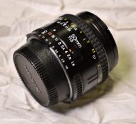 Nikon AF Nikkor 50mm 1:1.8 Lens