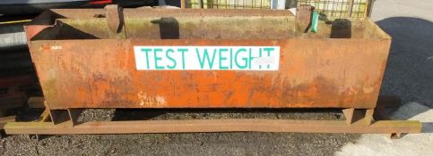 Metal Concrete Test Weight - 225kg