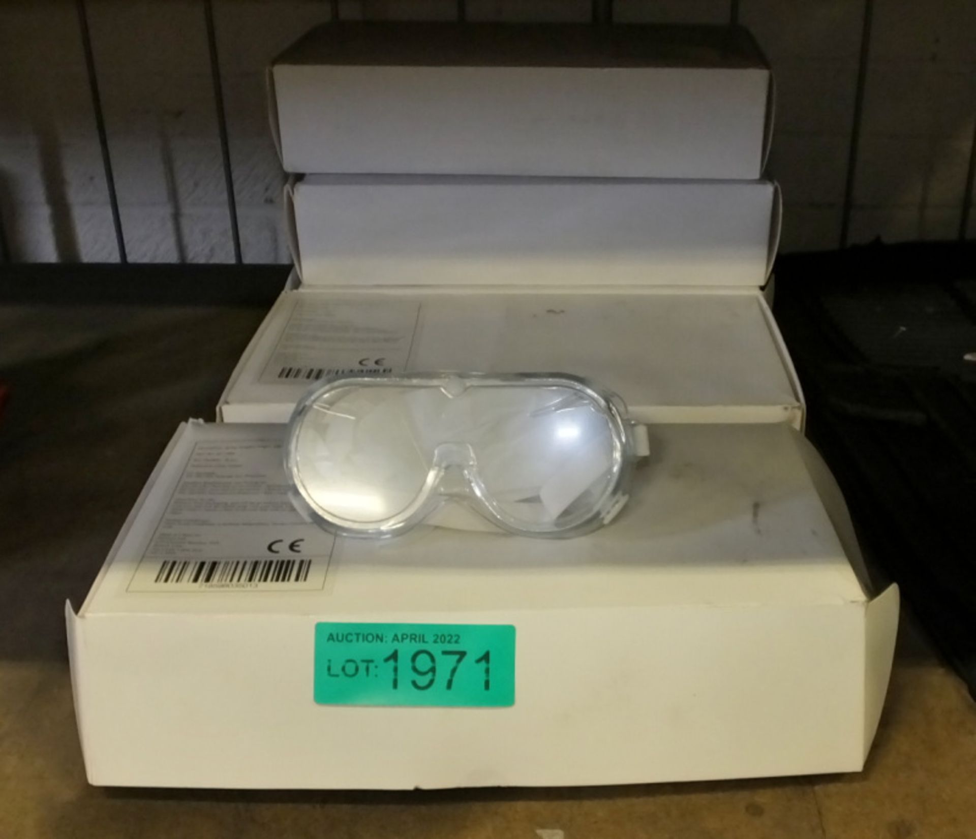 Safety goggles - 10 per box - 5 boxes
