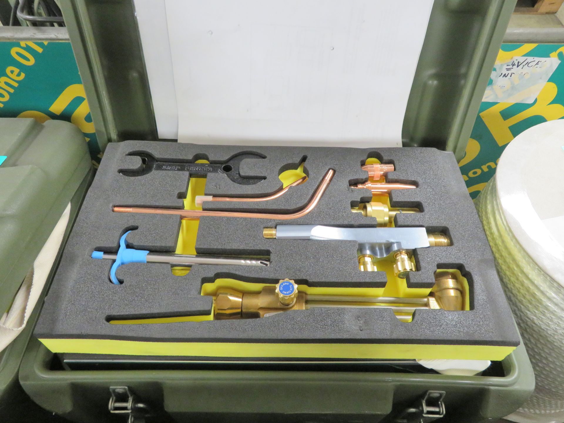 Welding Torch Outfit Cased - nozzles, hoses, connectors - Image 3 of 7