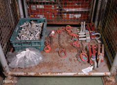 Extraction Tools, 2x Driving Dollies, Locking Pins approx 90, STD Connecting Handles approx 45, 5x S