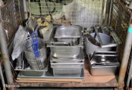 Stainless Steel Catering Accessories - Trays, Lids, Clamps, Tools