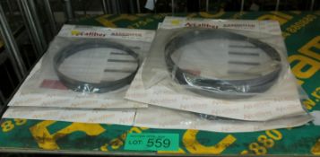 4x Axcaliber Various Sized Bandsaw Blades