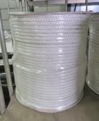 White Poly Fibrous Rope - 220M x 9mm - NSN 4020-99-2120-8692