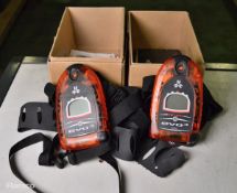 2x Arva EVO3 Avalanche Transceivers 457 mhz