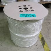 White Poly Fibrous Rope - 220M x 9mm - NSN 4020-99-2120-8692