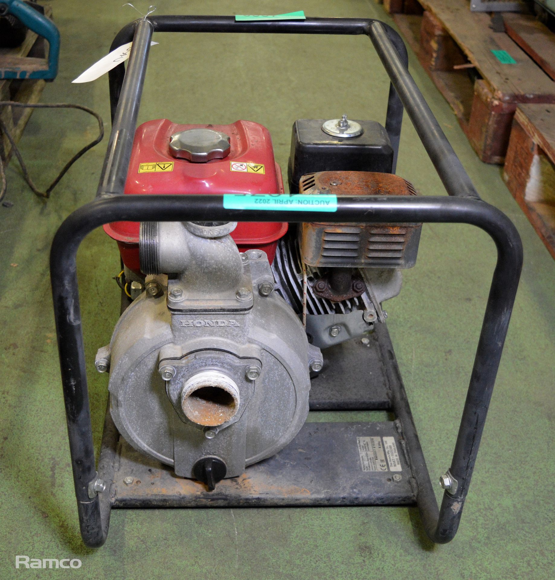 Pump unit in frame - Honda GX engine - lost compression - Image 2 of 6