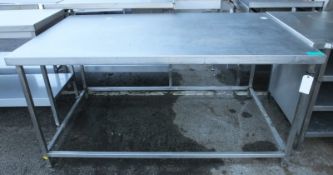 Stainless Steel Preparation Table L 1800mm x W 1070mm x H 880mm
