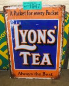Tin sign 400 x 300mm - Lyons Tea