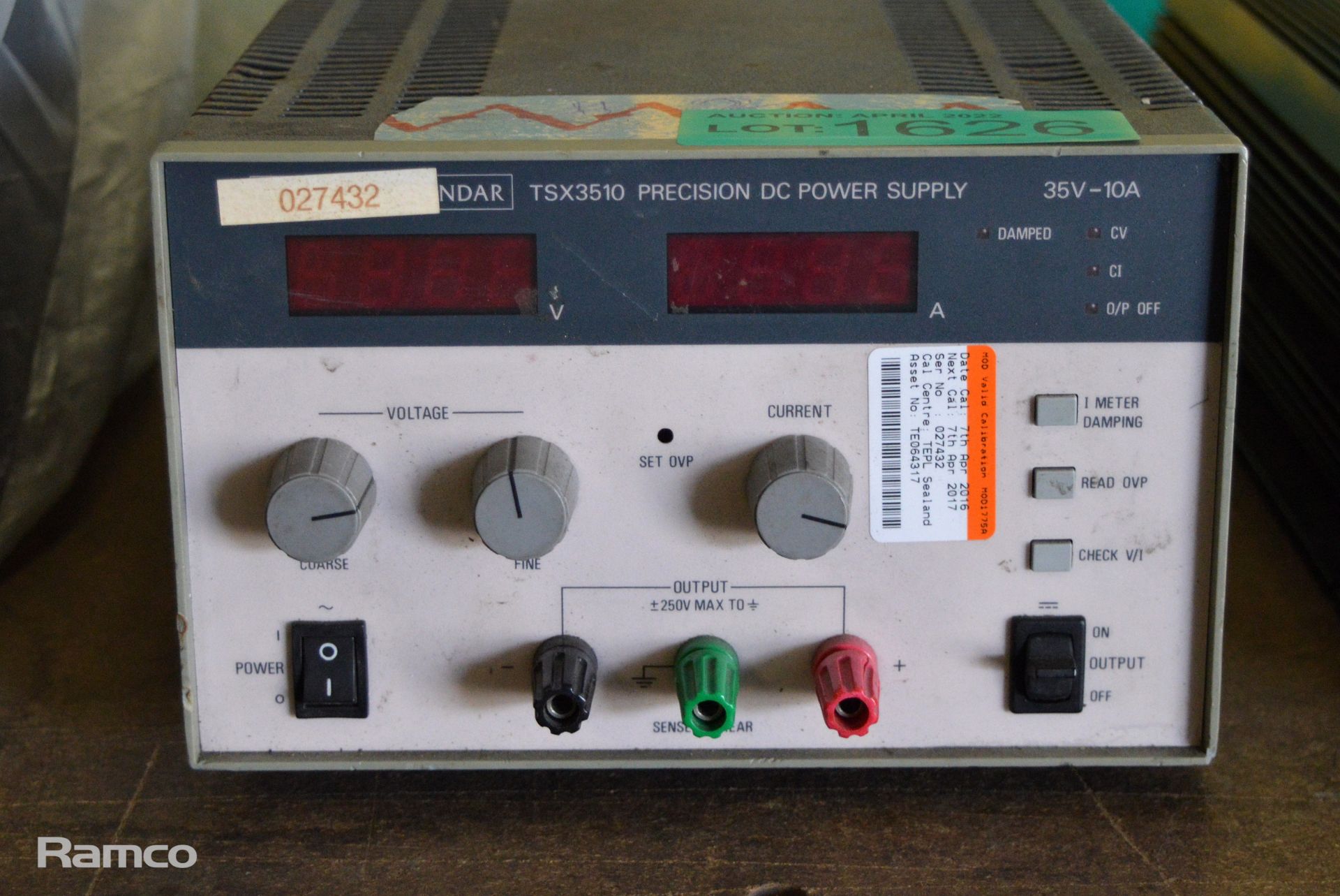 Thurlby Thandar 35V - 10A power supply - Image 3 of 3