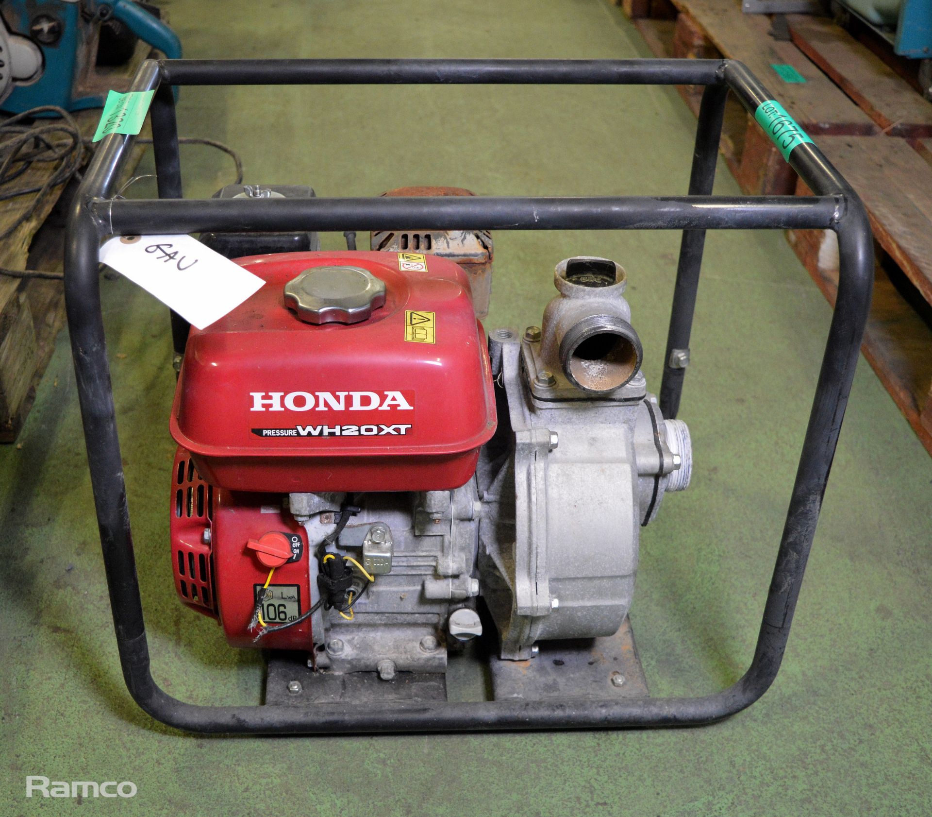 Pump unit in frame - Honda GX engine - lost compression - Image 3 of 6