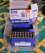 Draper 27 Piece Letter Stamping Set