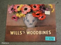 Wills's Woodbines SIgn