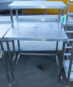 Stainless Steel Catering Worktop L 800mm x W 850mm x H 1010mm