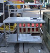 Stainless Steel Catering Workstation L 1200mm x W 900mm x H 1400mm