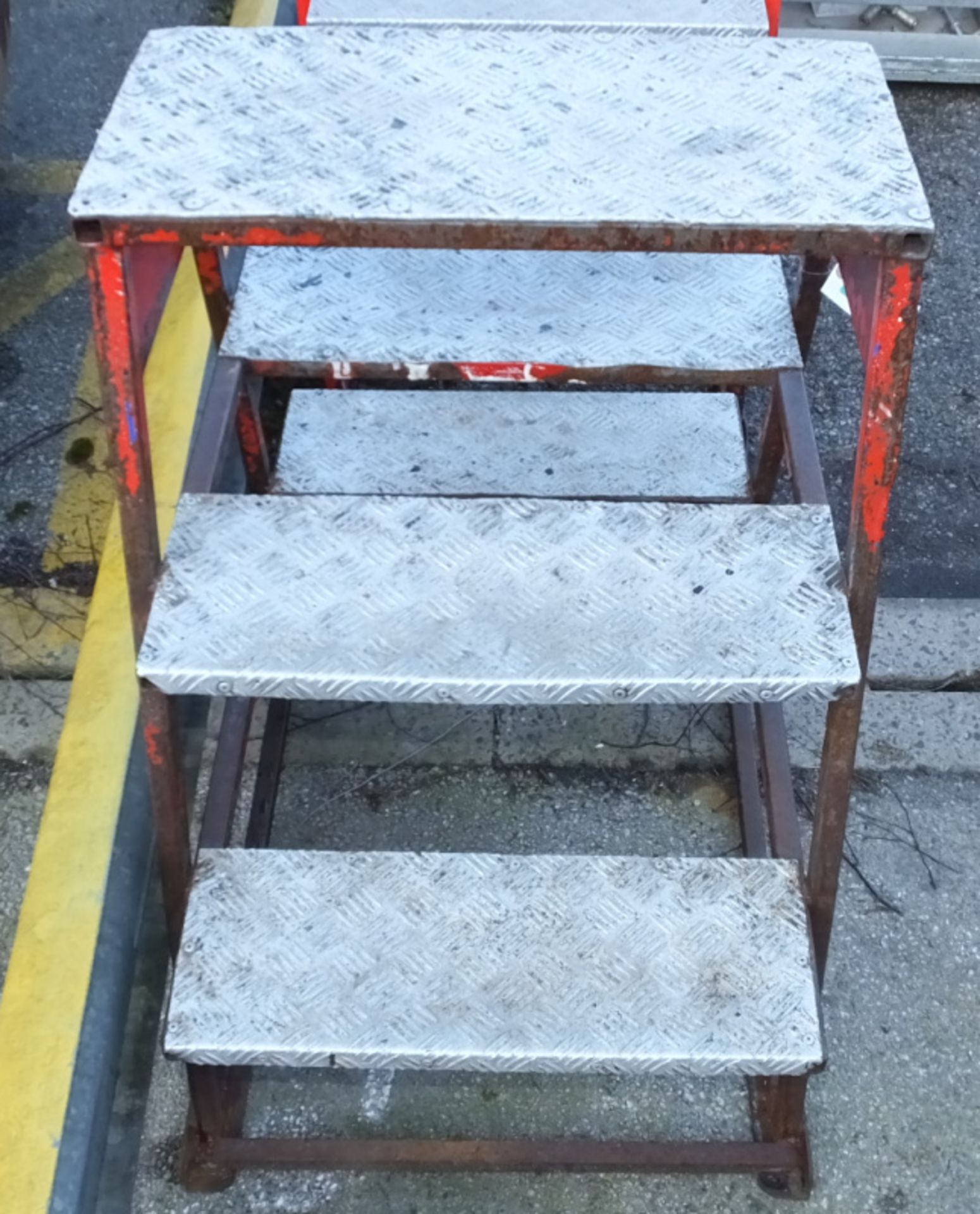 3 Step Ladder - double sided - Image 2 of 2