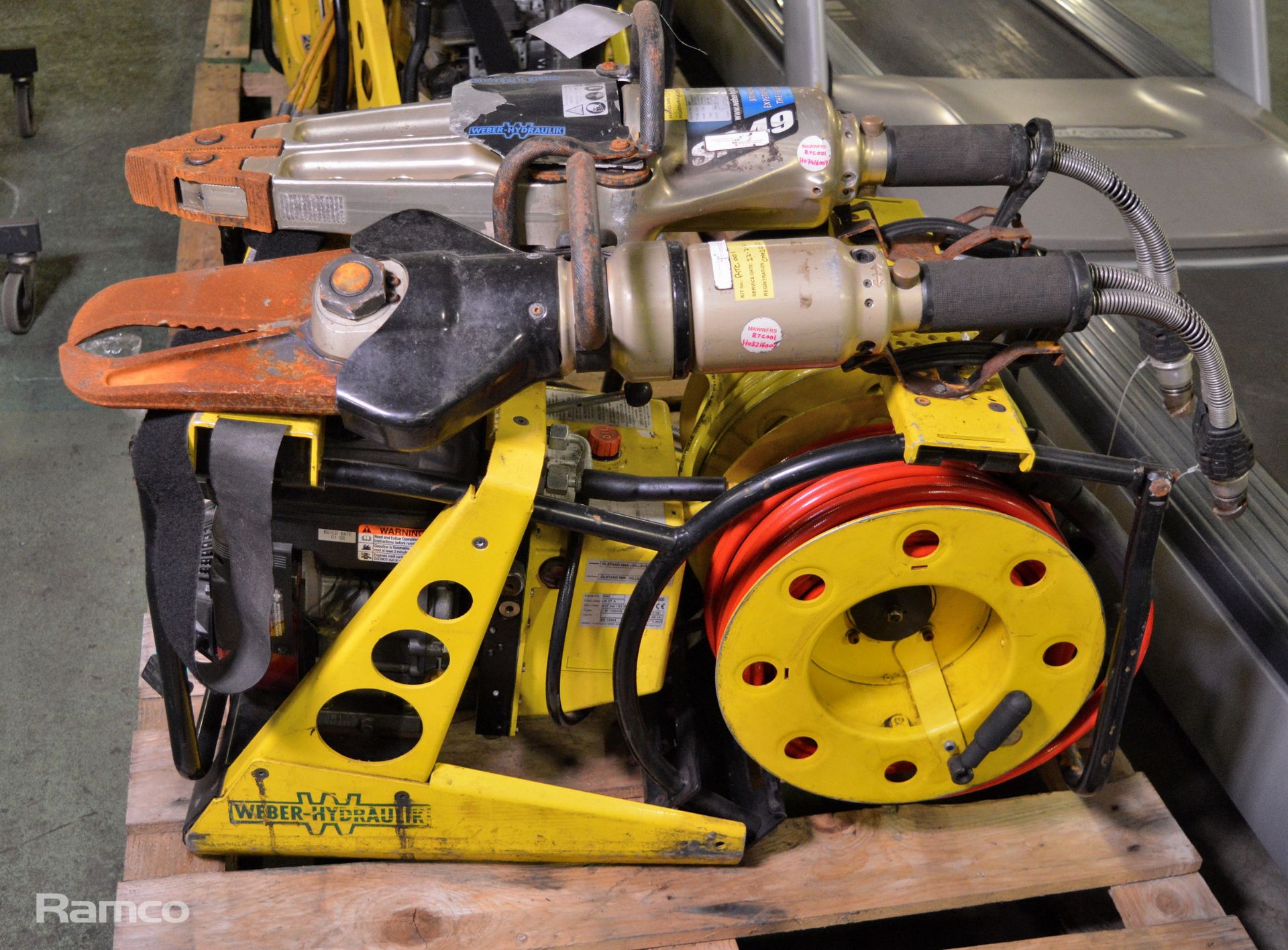Weber Hydraulic Rescue Equipment & Accessories - Cutter, Spreader, Ram, Power pack & hoses - Image 2 of 9