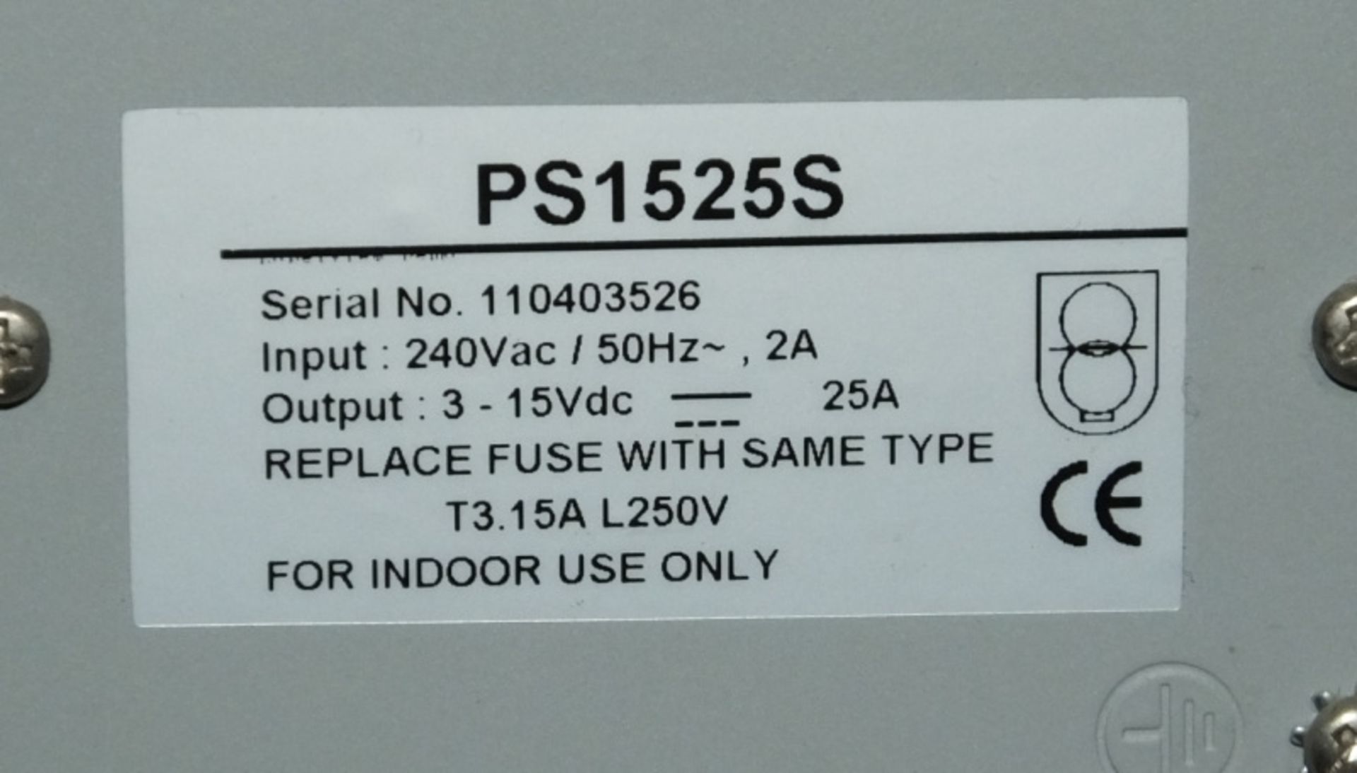 3x Rapid PS 1525S Switch Mode DC Regulated Power Supplies - Image 4 of 5