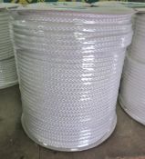 White Poly Fibrous Rope - 220M x 9mm - NSN 4020-99-2120-8692