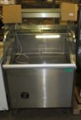 Royale Glass Display Chiller On Wheels L 820mm x W 900mm x H 1560mm