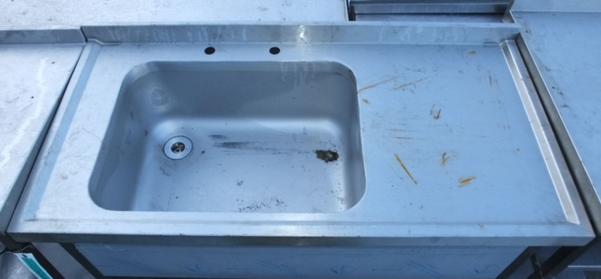 Stainless Steel Sink Unit Without Tap L 1200mm x W 600mm x H 900mm - Image 2 of 2