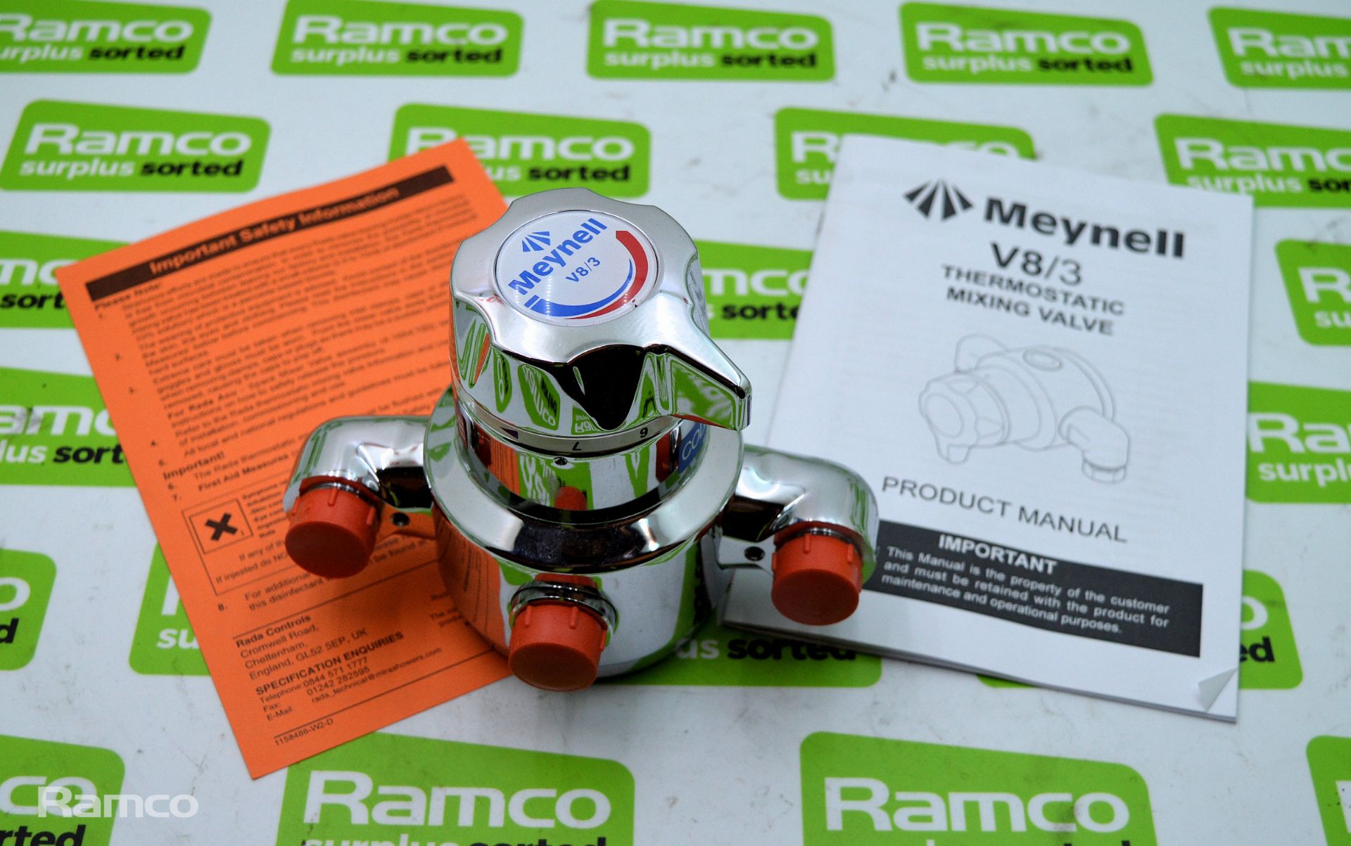 Rada Meynell V8/3 Thermostatic Mixing Water Valve