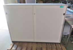 Double Door Cabinet with shelving - L 1600mm x W 450mm x H 1180mm