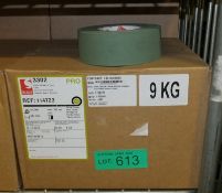 Scapa 3302 PRO Olive Green - 50mm x 50M - 16 rolls per box - 2 boxes