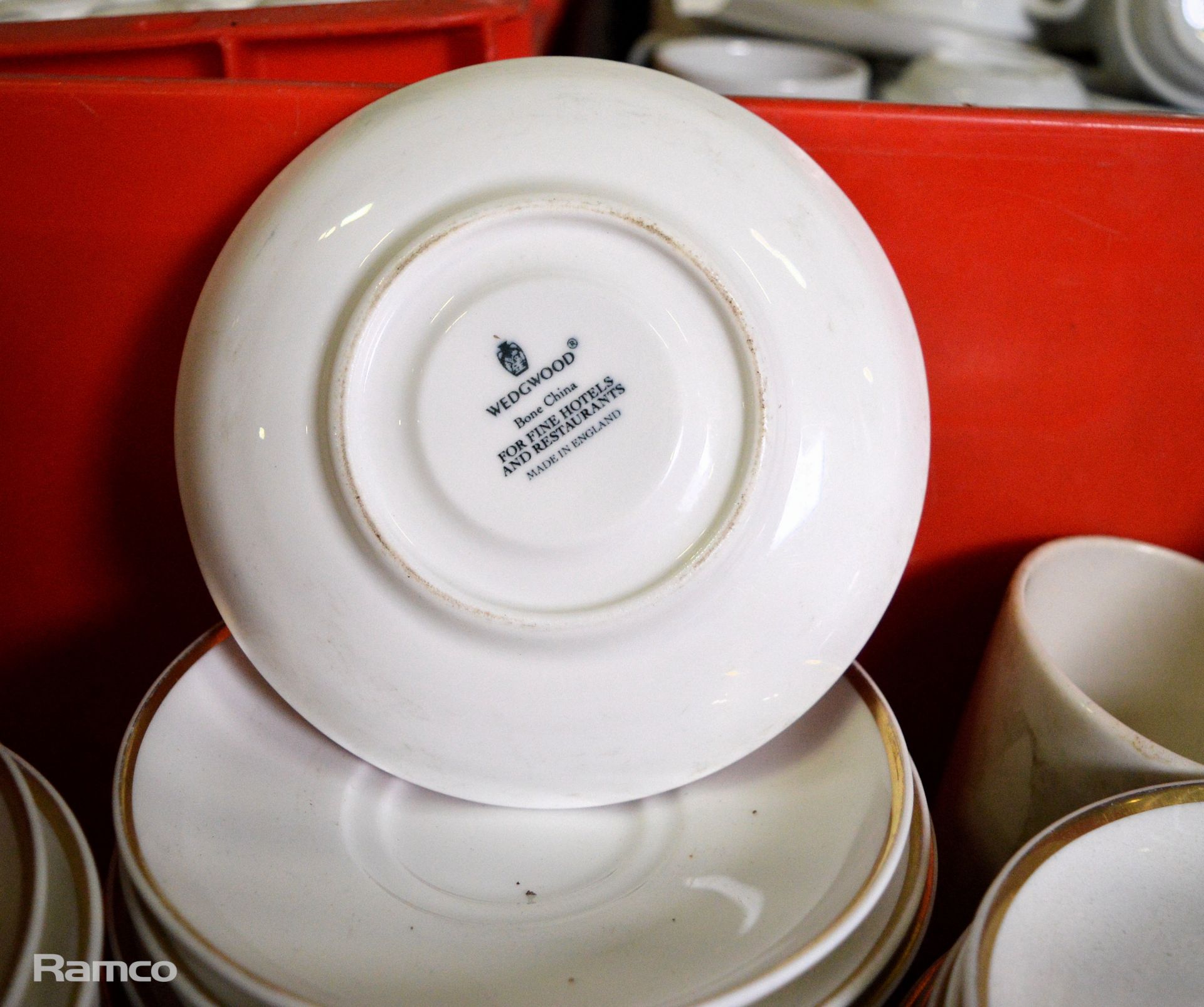 Various Crockery, White Tea & Coffee Cups & Saucers - Image 9 of 9