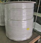 White Poly Fibrous Rope - 220M x 9mm - NSN 4020-99-2120-8692