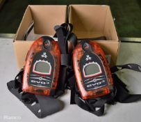 2x Arva EVO3 Avalanche Transceivers 457 mhz