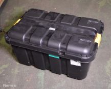 Large plastic Wheeled Storage Boxes With Lids