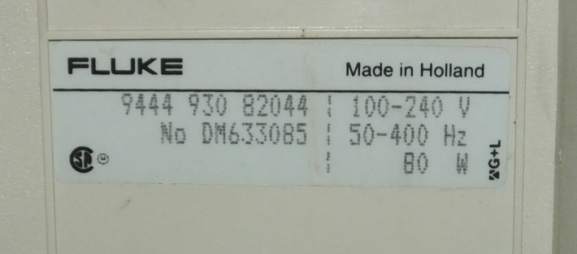 Fluke PM3082 Oscilloscope 100mhz - 2x 10:1 passive probes, 2x 1:1 passive probes, manual, cable, 2x - Image 4 of 5