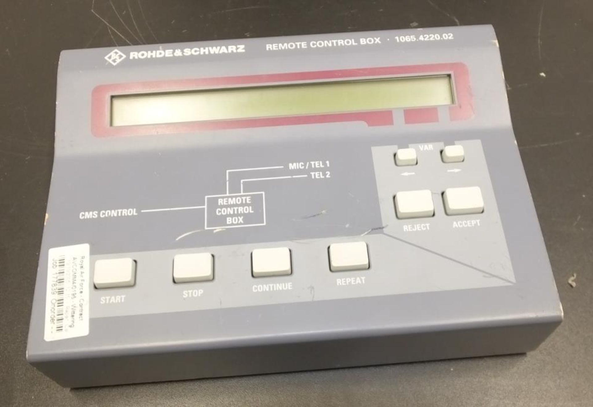 Rohde & Schwarz Radio Communications monitor 0.4 - 1000mhz - CMS33 - 840.0009.34, antenna base in co - Image 13 of 18