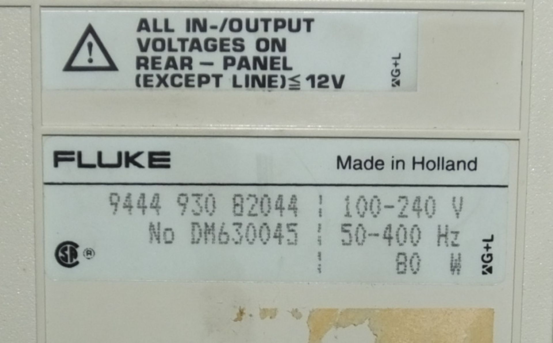 Fluke PM3082 Oscilloscope 100mhz - 3x 10:1 passive probes, 1x 1:1 passive probes, manual, cable, 2x - Image 4 of 6