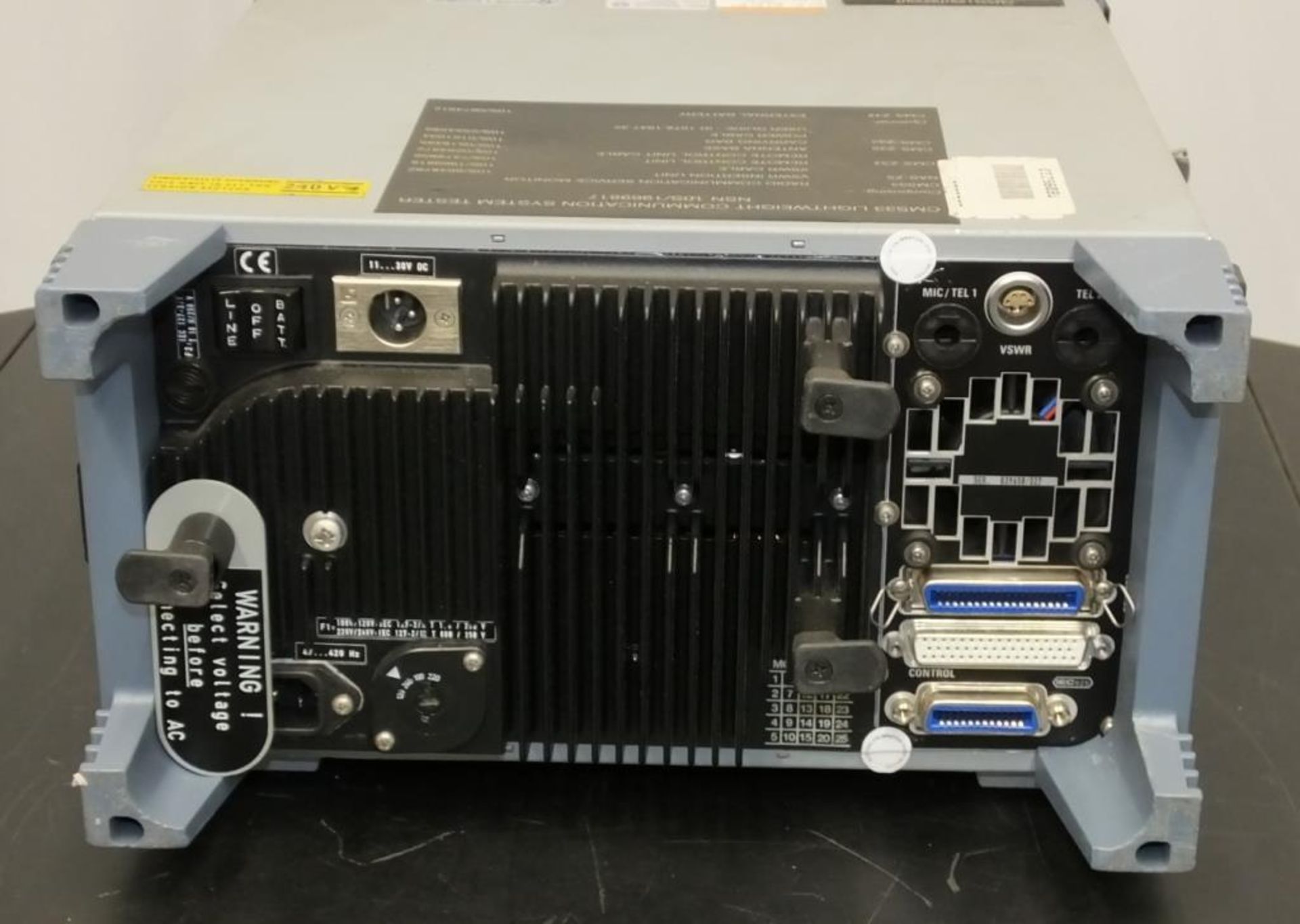 Rohde & Schwarz Radio Communications monitor 0.4 - 1000mhz - CMS33 - 840.0009.34, antenna base in co - Image 6 of 9