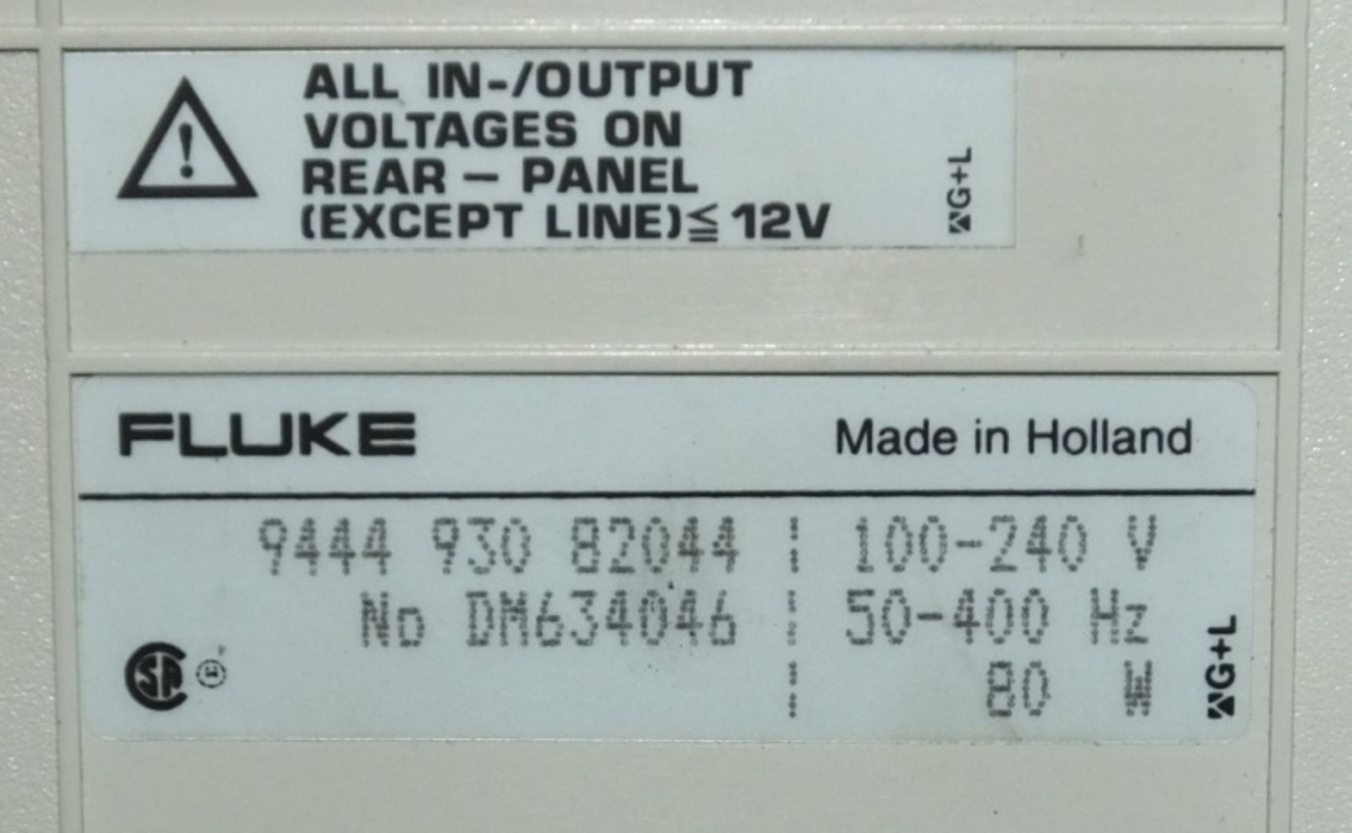 Fluke PM3082 Oscilloscope 100mhz - 3x 10:1 passive probes, 1x 1:1 passive probes, manual, accessory - Image 4 of 5