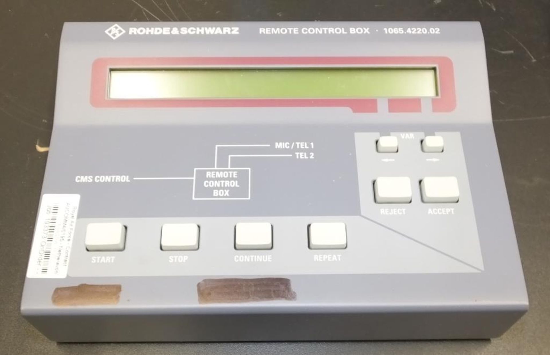 Rohde & Schwarz Radio Communications monitor 0.4 - 1000mhz - CMS33 - 840.0009.34, antenna base in co - Image 12 of 17