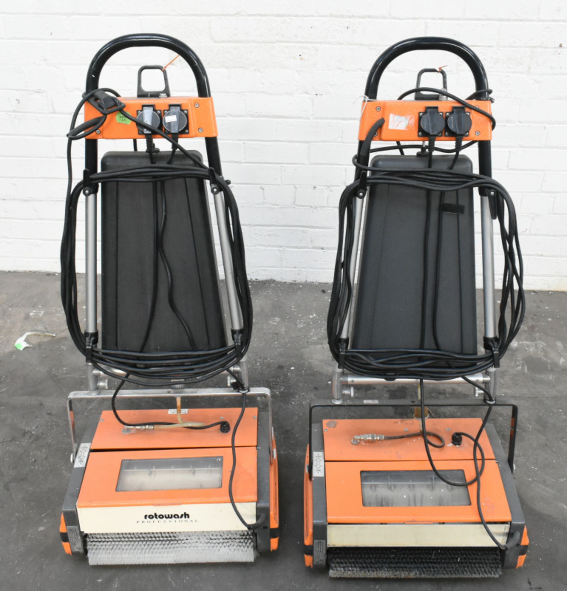 2 x Rotowash Industrial Floor Scrubber Cleaner- Type 4B ESO