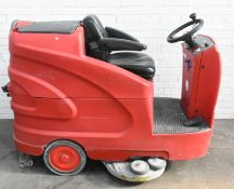 Comac Optima 100B Floor Scrubber Dryer, Does Not Power Up, See Pictures For Damage