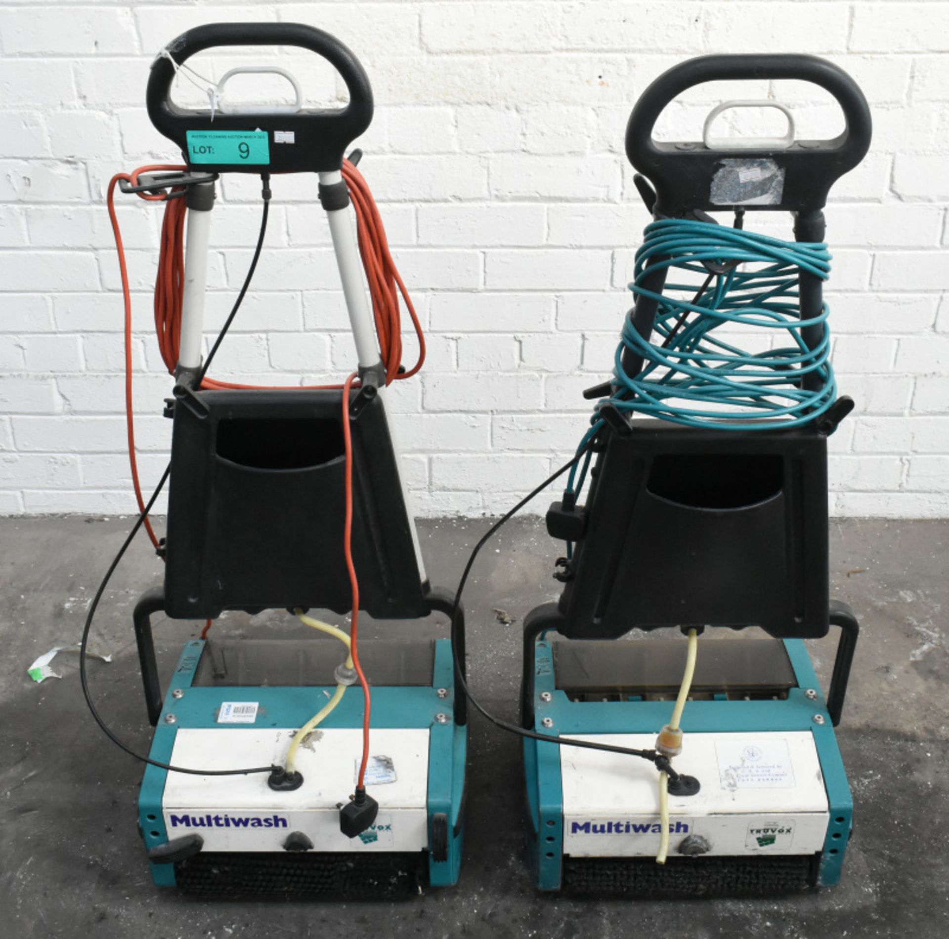 2 x Truvox Multiwash Floor Scrubber Dryer, Model- MW340/Pump