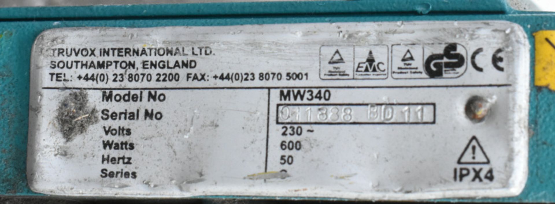 2 x Truvox Multiwash Floor Scrubber Dryer, Model- MW340 - Image 5 of 6