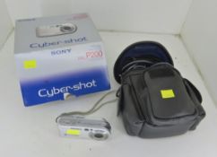 Sony Cyber-Shot P200 Digital Camera, Accessories & Case