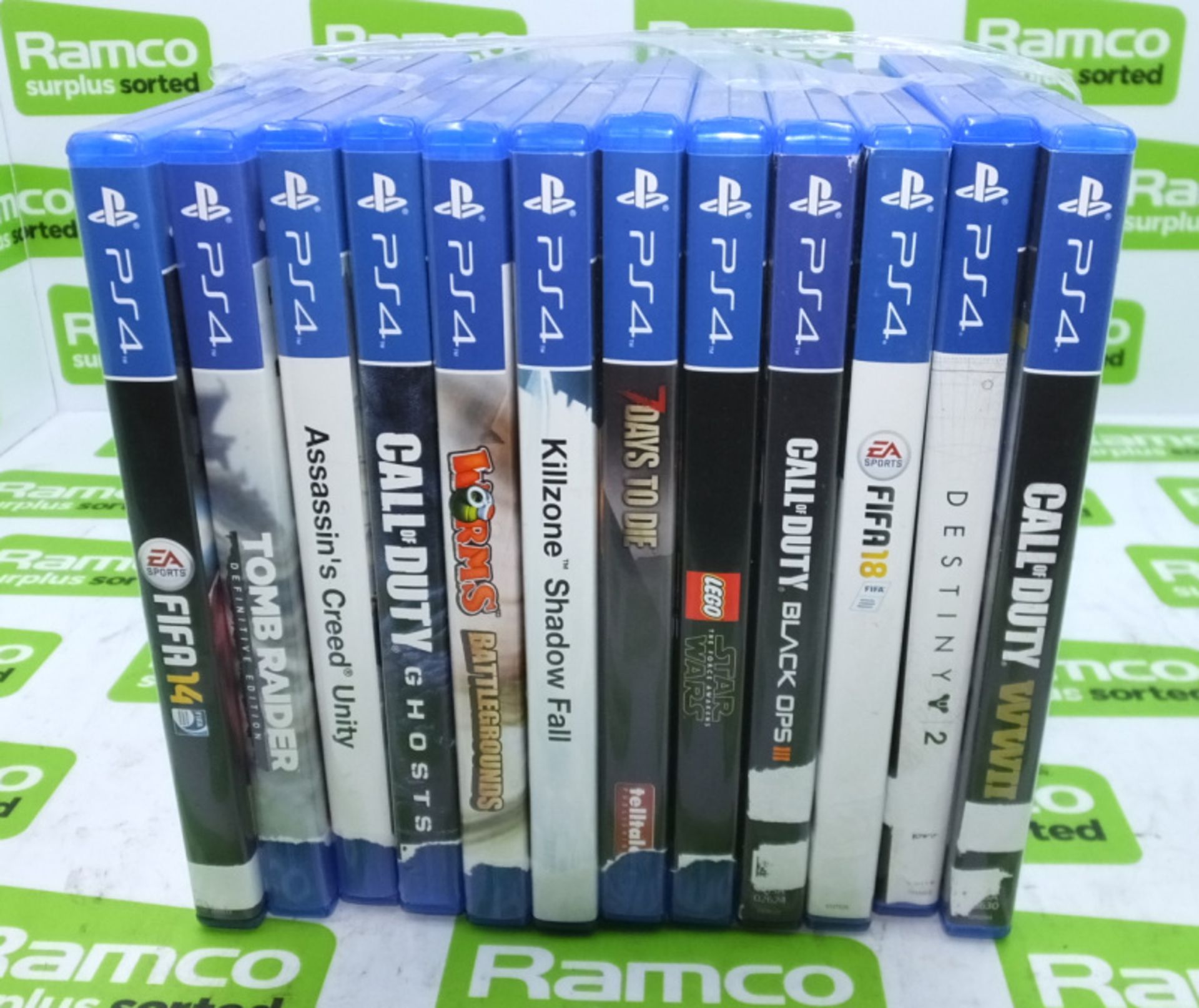 12x Playstation 4 games - see pictures