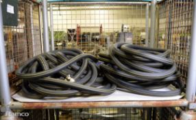 2x Rubber hose 65mm couplings