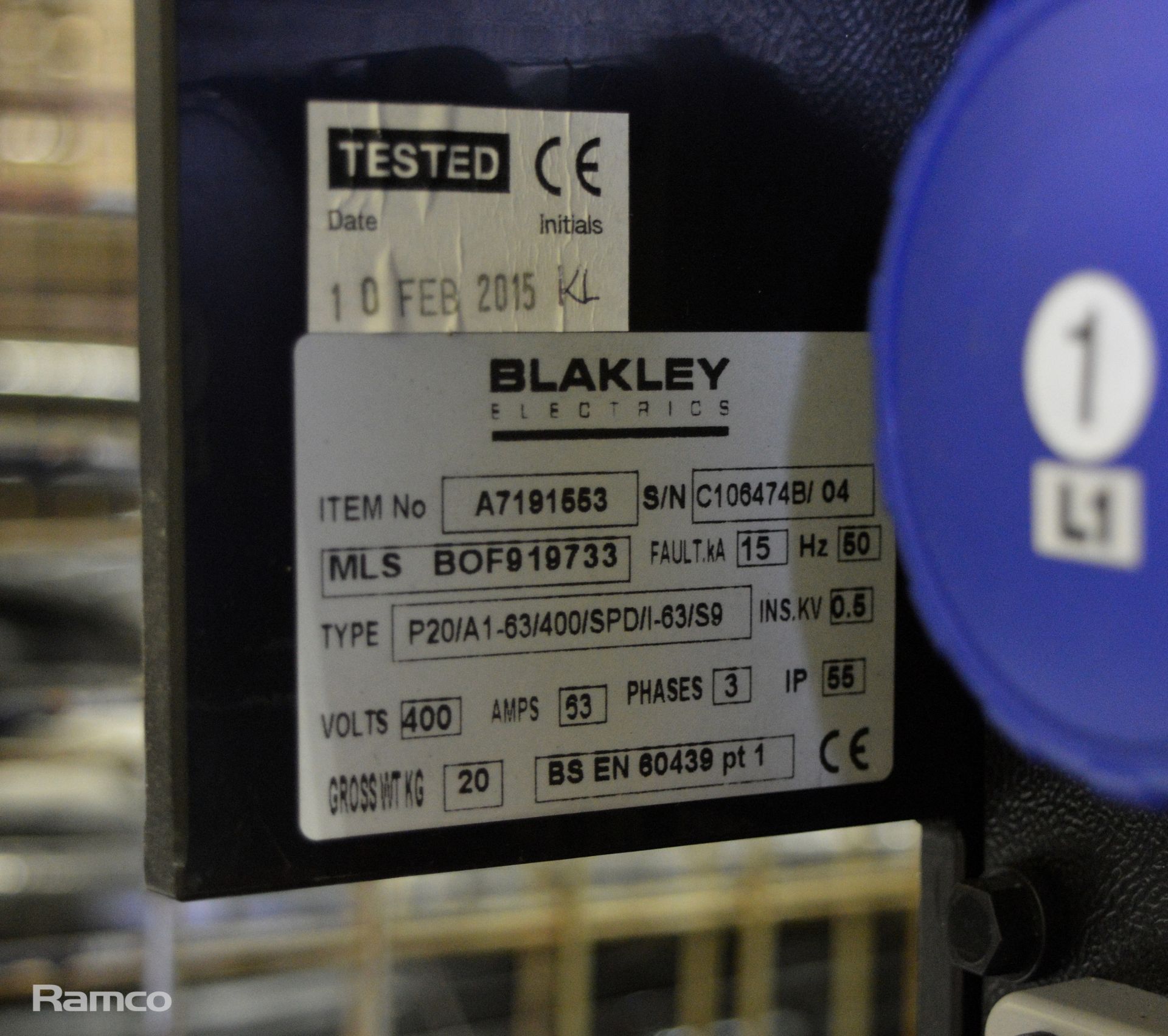 Blakley Insulated Distribution Assembly IDA 63a (9x16) - Image 3 of 4